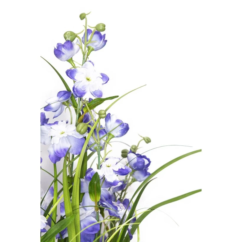 Искусственное растение в горшке Живокост 75 фиолетовый от фабрики Devilon (Девилон)
