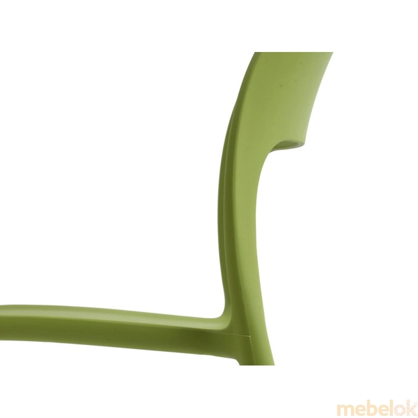 стул с видом в обстановке (Стул Флекси зеленый)