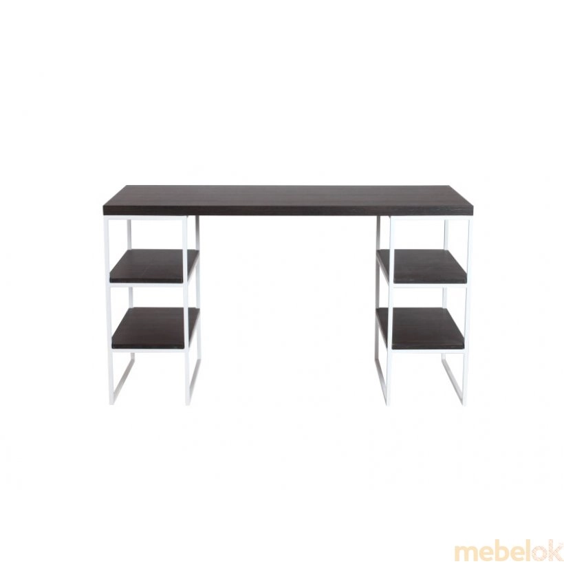 стол с видом в обстановке (Рабочий стол Double 134х60)