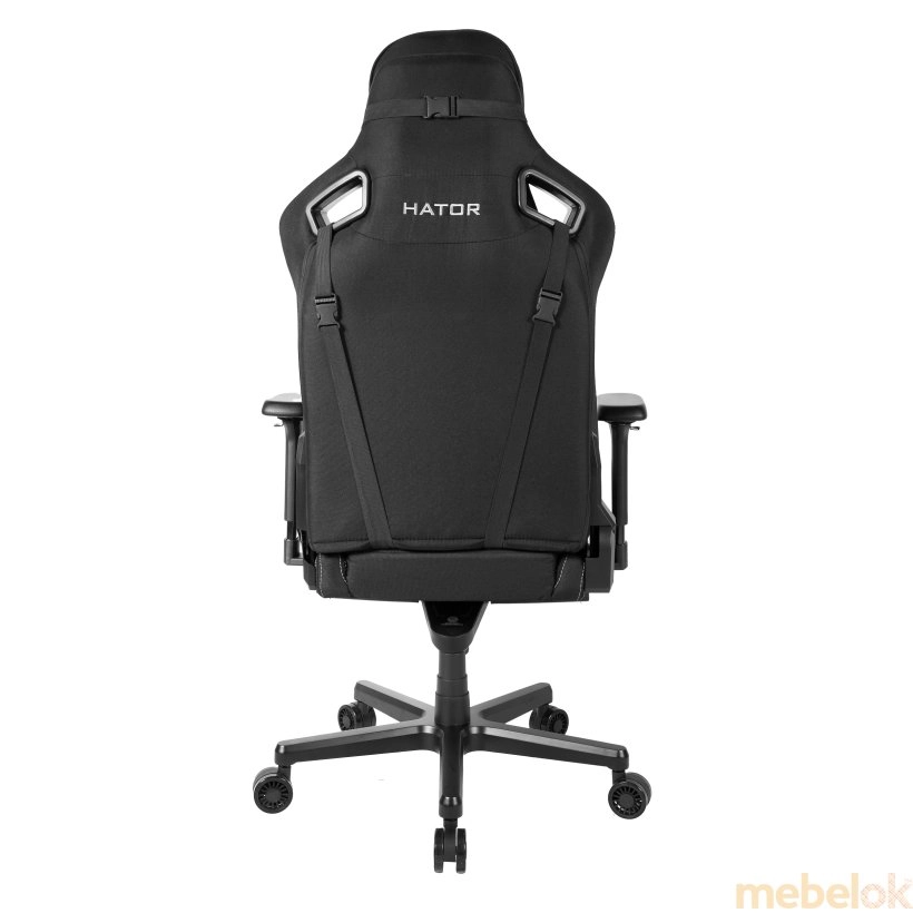 стілець з виглядом в обстановці (Крісло для геймерів Arc Fabric (HTC-982) Jet Black)