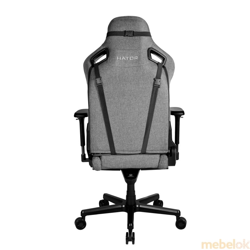 Кресло для геймеров Arc Fabric (HTC-984) Stone Gray с другого ракурса