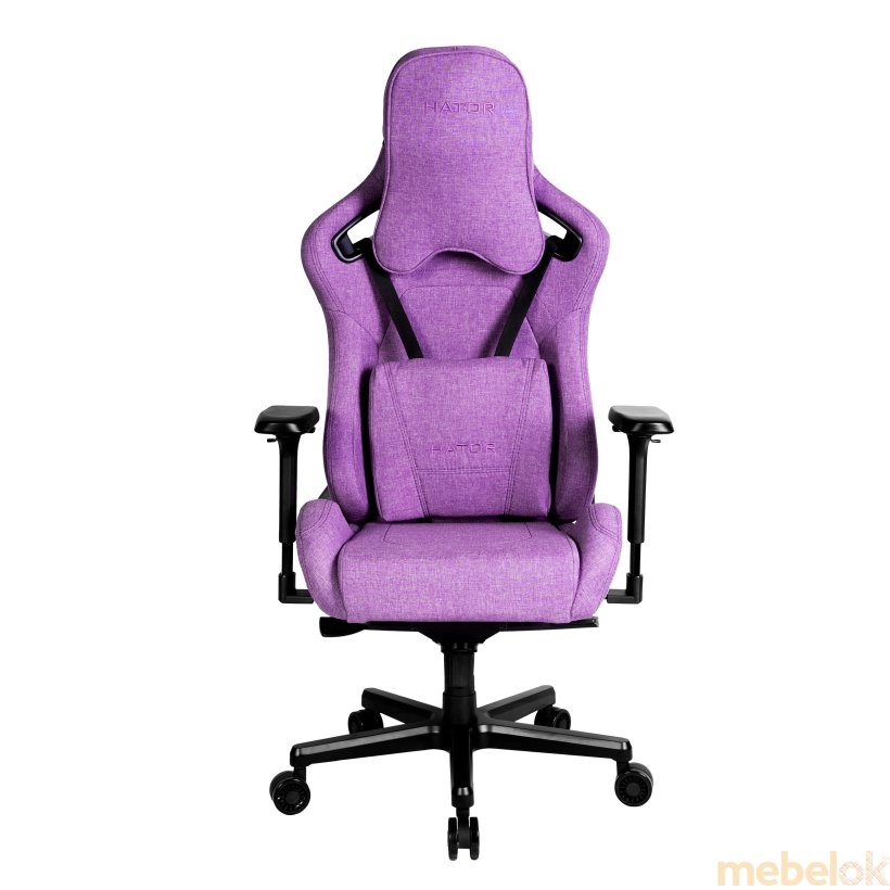 Крісло для геймерів Arc Fabric (HTC-993) Plummy Violet з іншого ракурсу