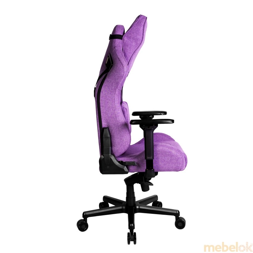 стілець з виглядом в обстановці (Крісло для геймерів Arc Fabric (HTC-993) Plummy Violet)