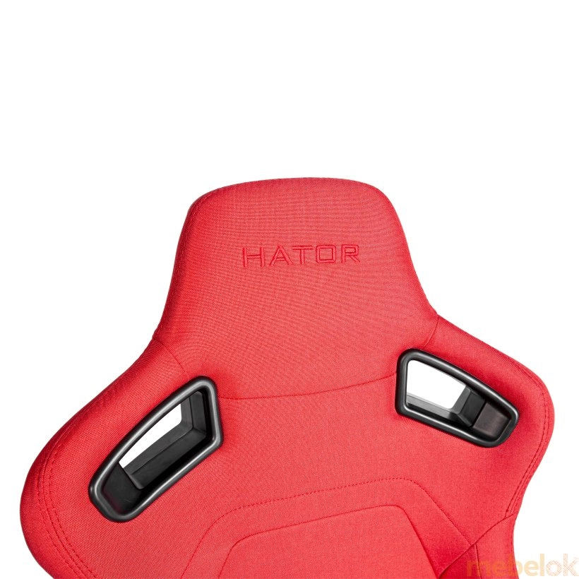 стул с видом в обстановке (Кресло для геймеров Arc Fabric (HTC-994) Stelvio Red)