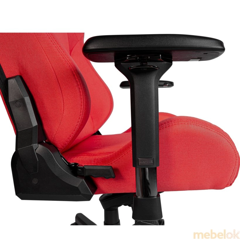 Крісло для геймерів Arc Fabric (HTC-994) Stelvio Red з іншого ракурсу