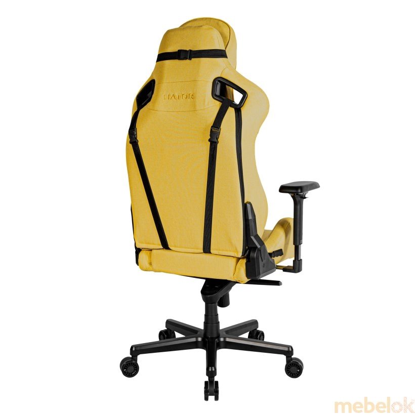 Кресло для геймеров Arc Fabric (HTC-995) Saffron Yellow от фабрики Hator (Хатор)
