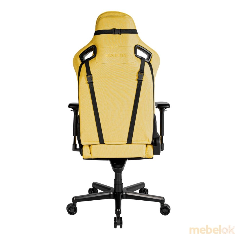 (Крісло для геймерів Arc Fabric (HTC-995) Saffron Yellow) Hator (Хатор)