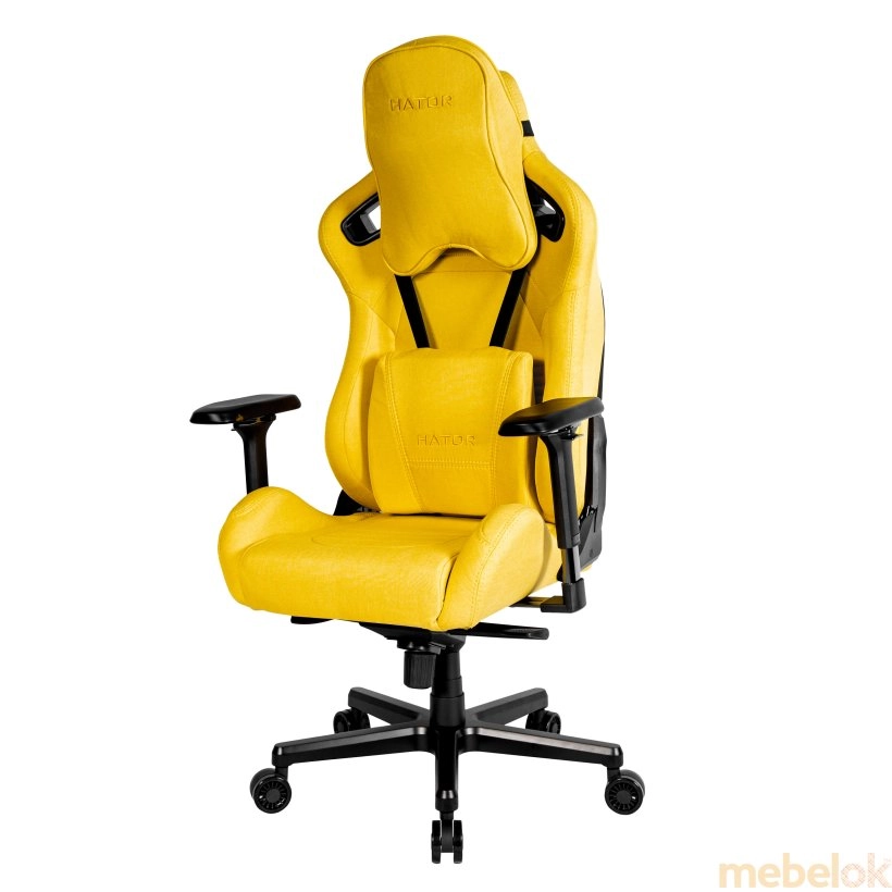 Кресло для геймеров Arc Fabric (HTC-995) Saffron Yellow