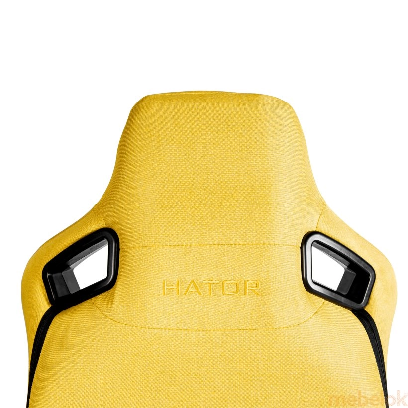 стул с видом в обстановке (Кресло для геймеров Arc Fabric (HTC-995) Saffron Yellow)