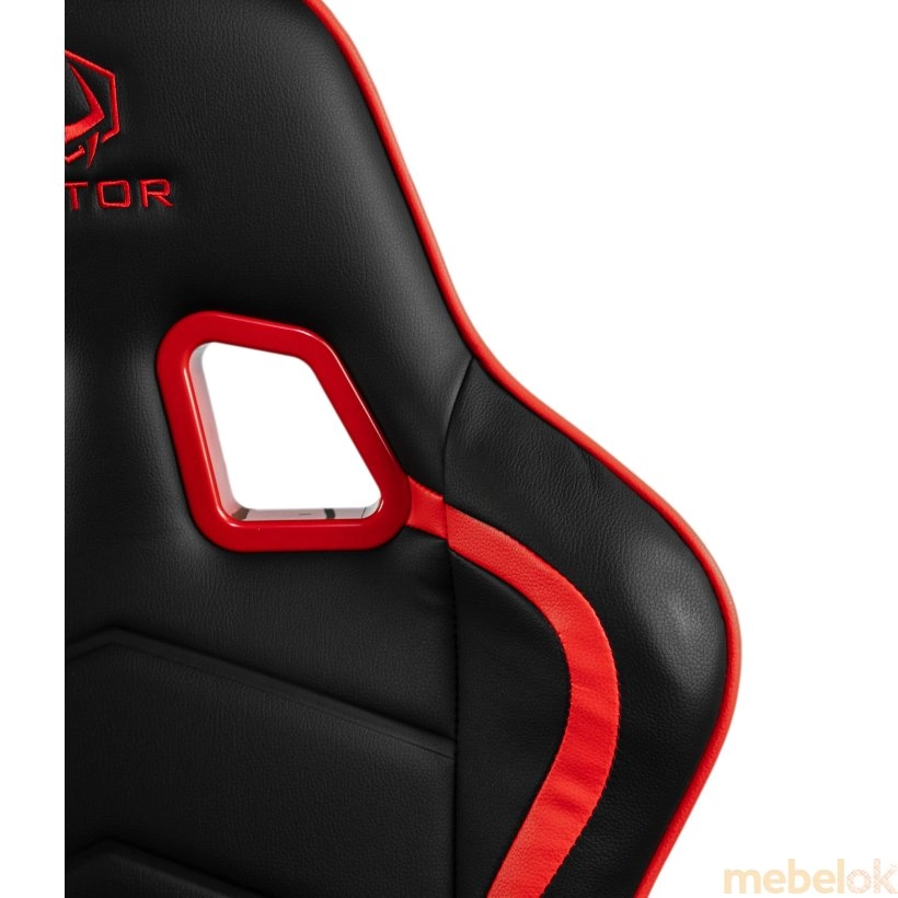 стул с видом в обстановке (Кресло для геймеров Sport Essential (HTC-906) Black/Red)