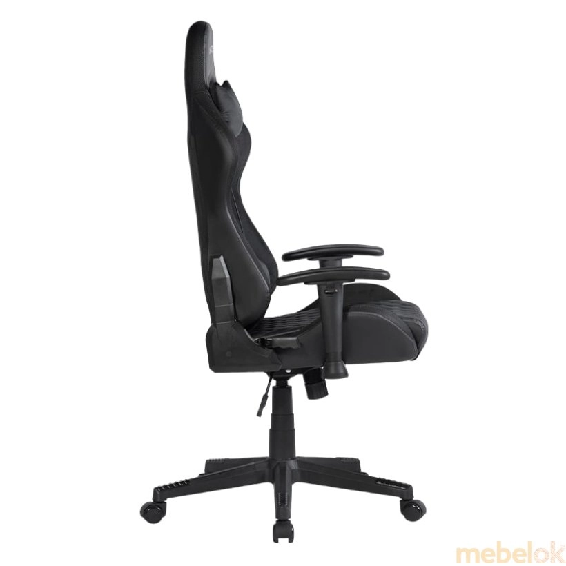 стілець з виглядом в обстановці (Крісло для геймерів Darkside RGB (HTC-918) Black)