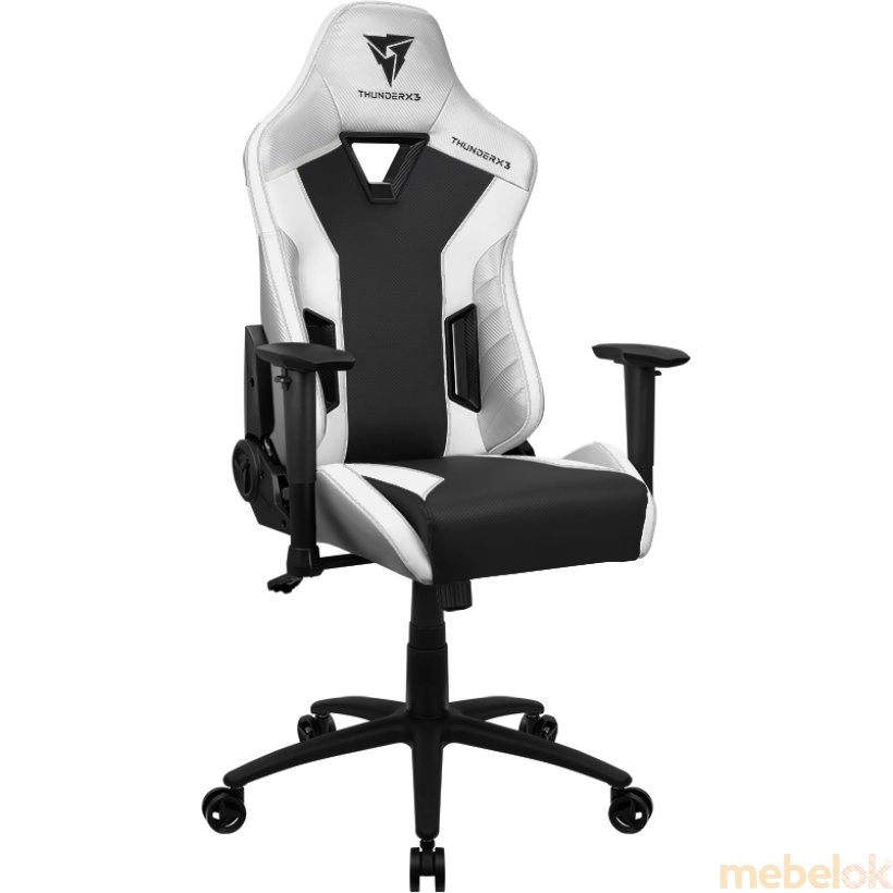 стілець з виглядом в обстановці (Крісло для геймерів ThunderX3 TC3 All White)