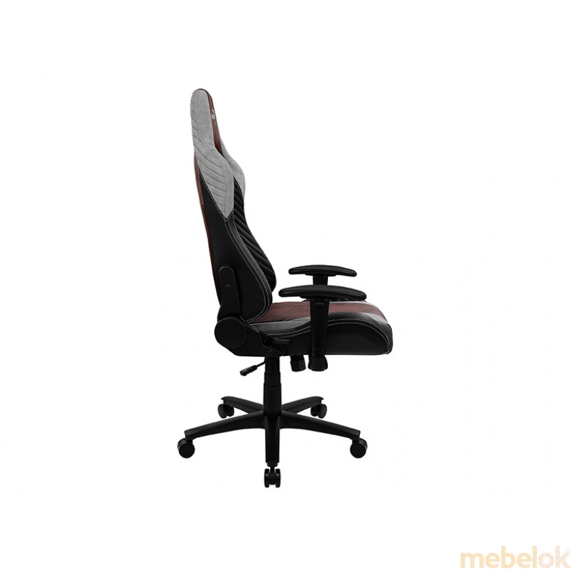 стул с видом в обстановке (Кресло для геймеров BARON Burgundy Red)