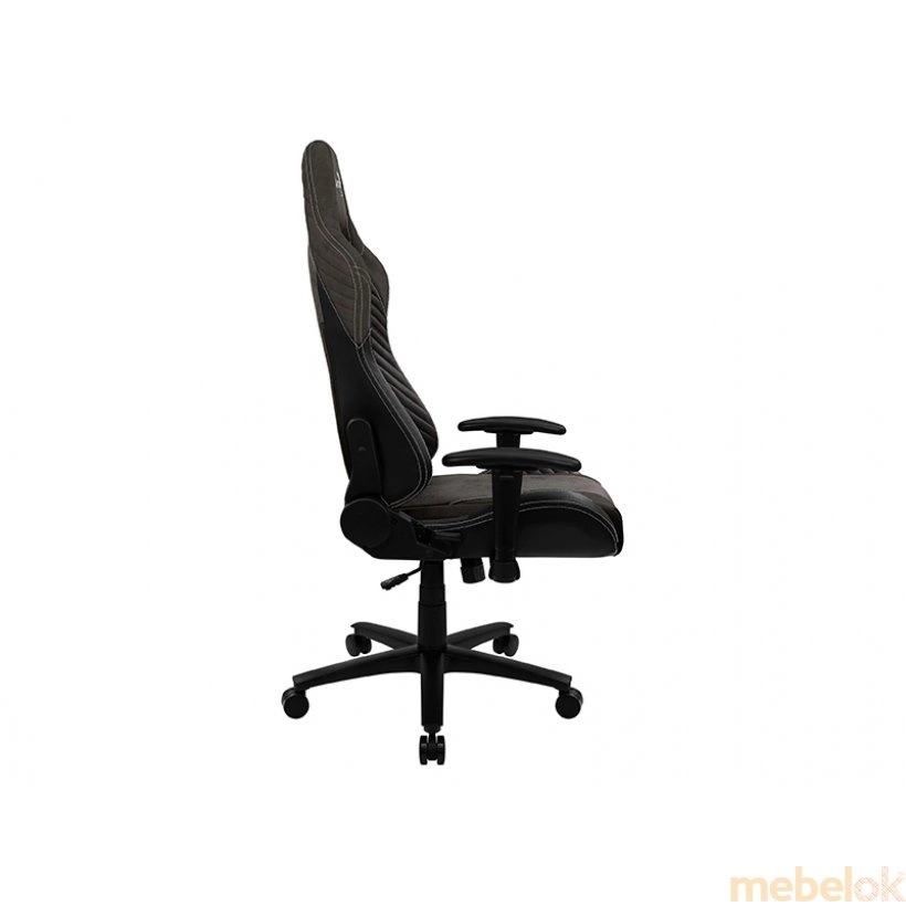 стул с видом в обстановке (Кресло для геймеров BARON Iron Black)