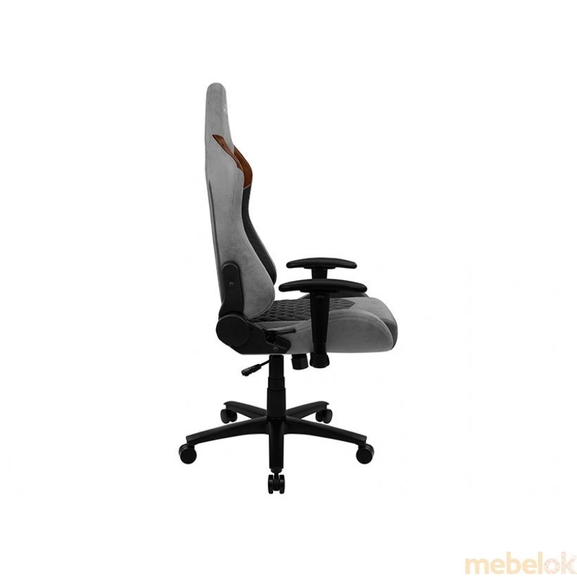 стілець з виглядом в обстановці (Крісло для геймерів AEROCOOL DUKE Tan Grey)