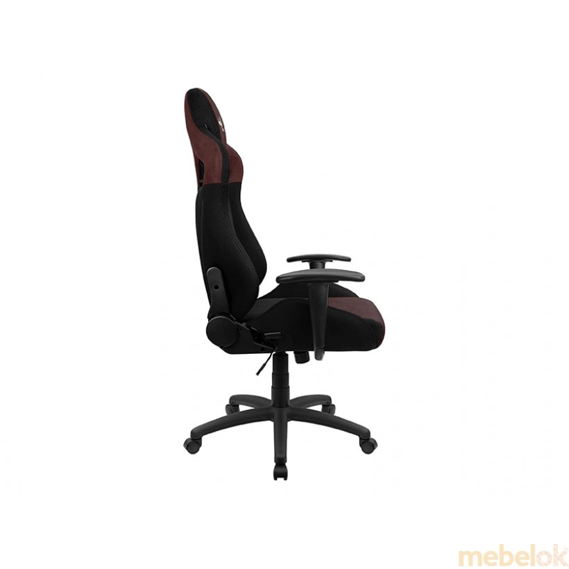 стул с видом в обстановке (Кресло для геймеров EARL Burgundy Red)
