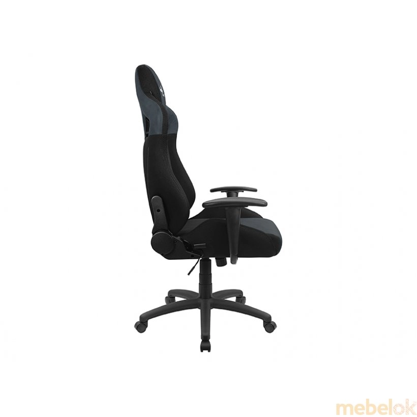 стілець з виглядом в обстановці (Крісло для геймерів EARL Steel Blue)
