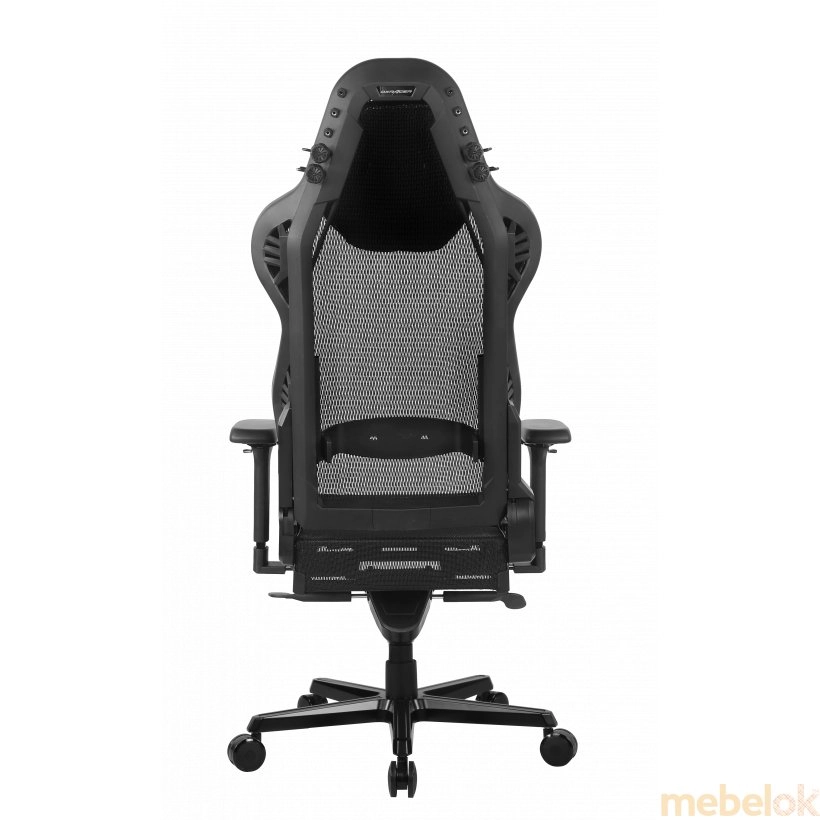 стілець з виглядом в обстановці (Крісло DXRacer AIR-R1S-NN-B3-NVF чорне)