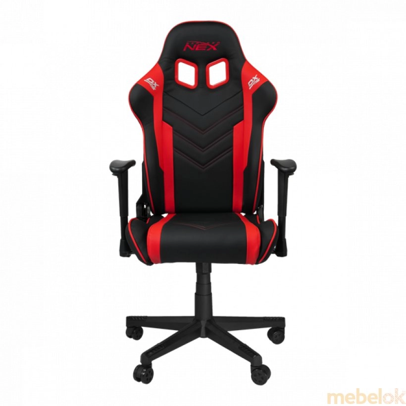 Крісло для геймерів DXRACER Nex EC-O134-NR-K3-303 Black/Red від фабрики DXRacer (ДХРейсер)