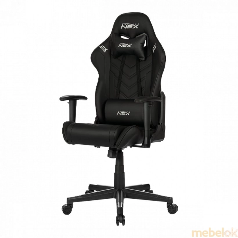 Крісло для геймерів DXRACER Nex EC-O134-N-K3-303 Black від фабрики DXRacer (ДХРейсер)