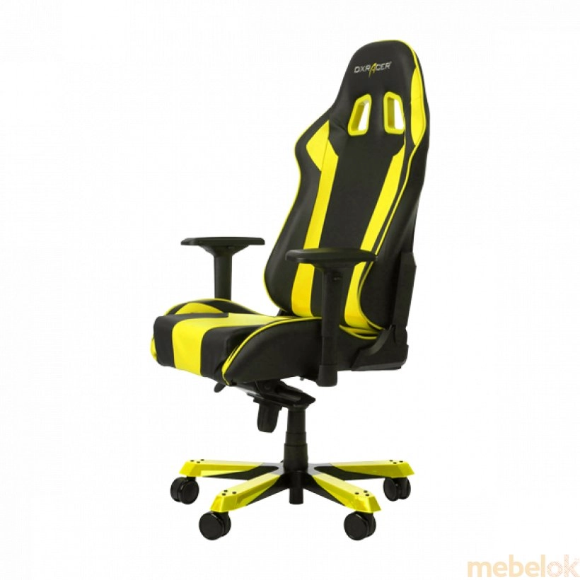 Кресло для геймеров DXRACER King OH/KS06/NY Black/Yellow