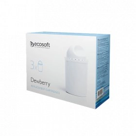 Комплект змінних картриджів для фільтра-глечика Dewberry 3 шт. (CRVK3DEWBECO)