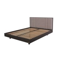 Ліжко Ейдан 160x200 сіро-коричневий