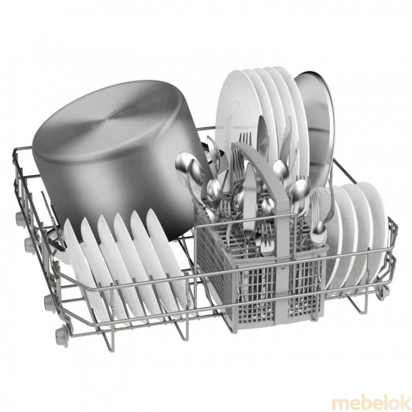 Посудомойку с видом в обстановке (Посудомоечная машина Bosch SMV 24AX00K)