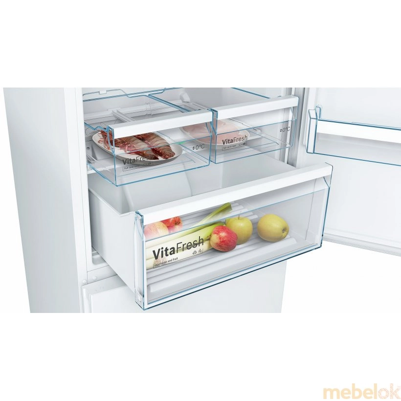 холодильник с видом в обстановке (Холодильник Bosch KGN 49XW306)