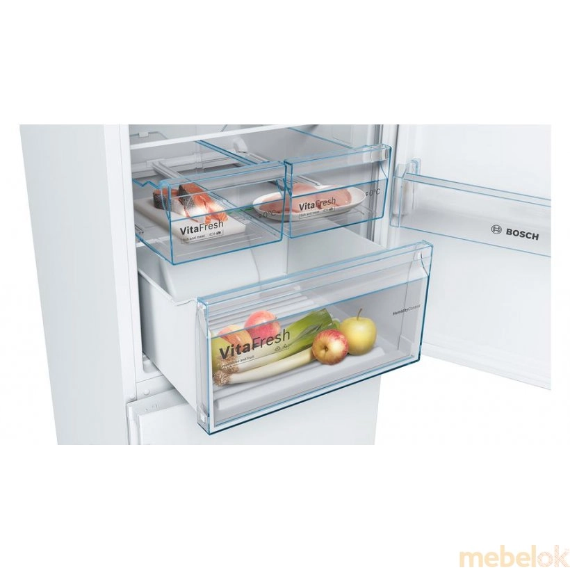 холодильник с видом в обстановке (Холодильник Bosch KGN 39XW326)