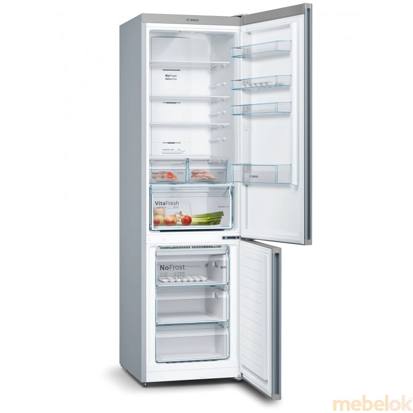 холодильник с видом в обстановке (Холодильник Bosch KGN 39XL316)