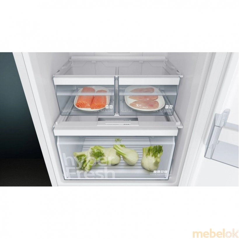 холодильник с видом в обстановке (Холодильник Siemens KG 39NVW316)