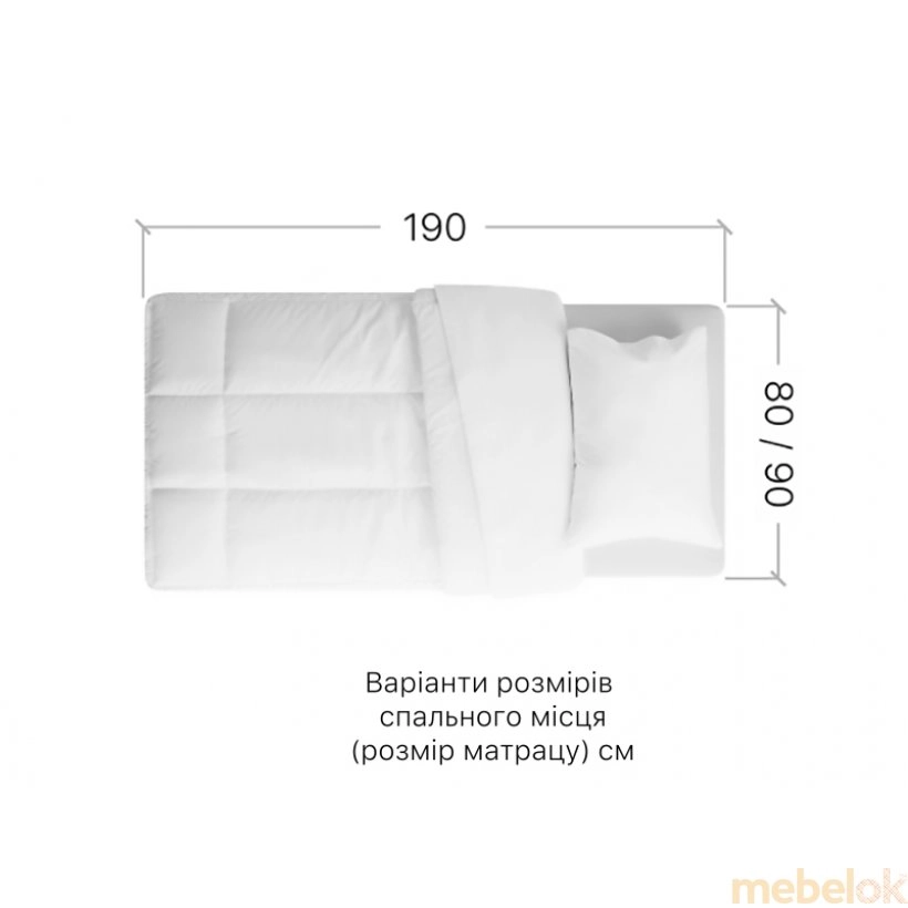 Кровать Амми 90x190 из массива бука