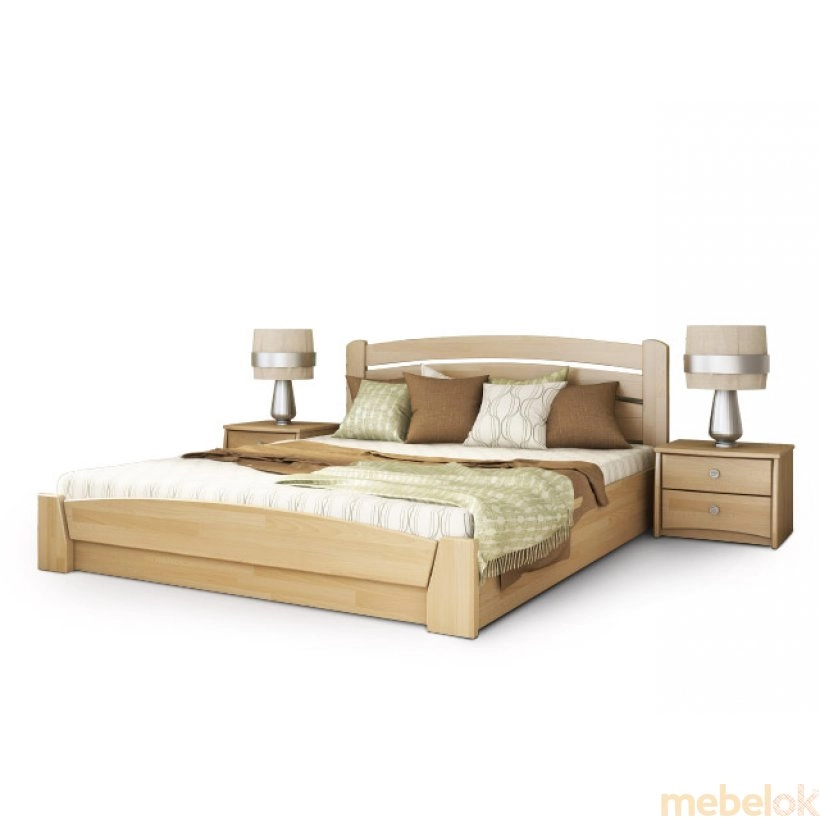 Ліжко Селена-Аурі 160х200 з щита бука (104300)