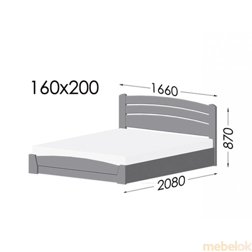 Кровать Селена-Аури 160х200
