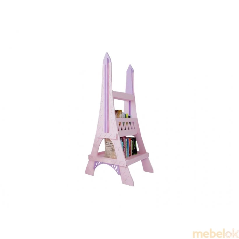 Книжная полка Eiffel Tower Pink