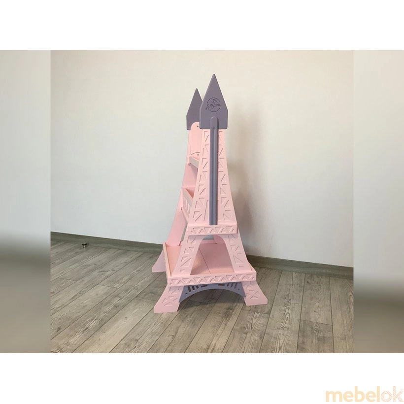 Книжкова полиця Eiffel Tower Pink від фабрики FeliFam (ФеліФам)