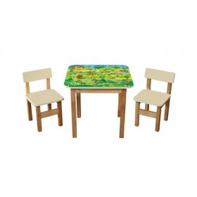 Дитячий столик + 2 стільчика Файна гра