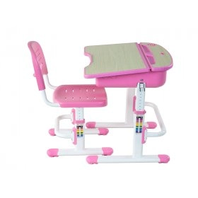Комплект парта и стул растущие Capri Pink