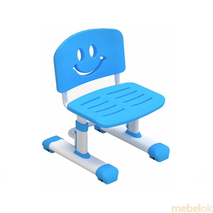 комплект Стол + Стулья с видом в обстановке (Комплект парта и стул растущие Bellissima Blue)