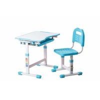 Комплект парта и стул растущие Sole Blue