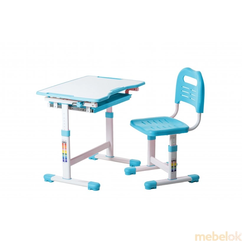 Комплект парта та стілець зростаючі Sole Blue