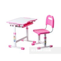Комплект парта та стілець зростаючі Sole Pink-s