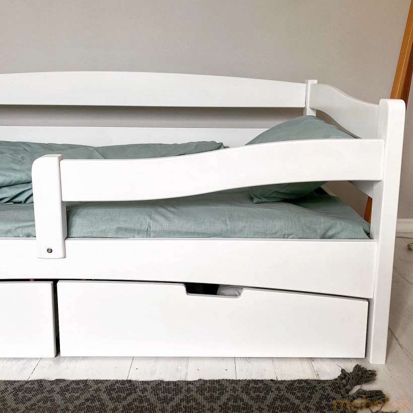 ліжко з виглядом в обстановці (Ліжко Afina з ящиками 80x190 бук)