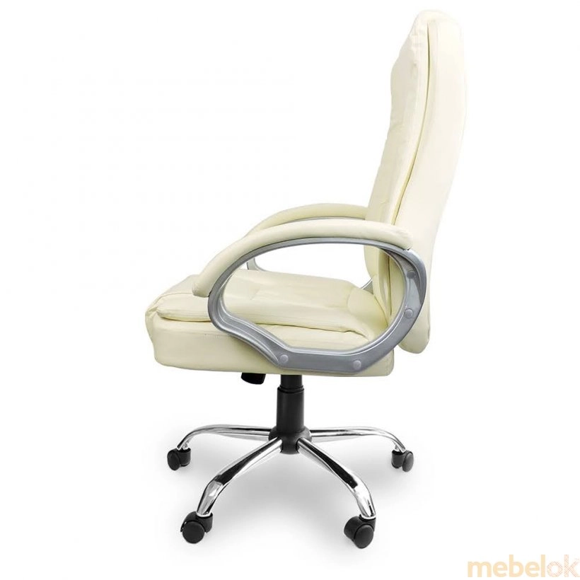 стілець з виглядом в обстановці (Крісло Boston brown grey beige)