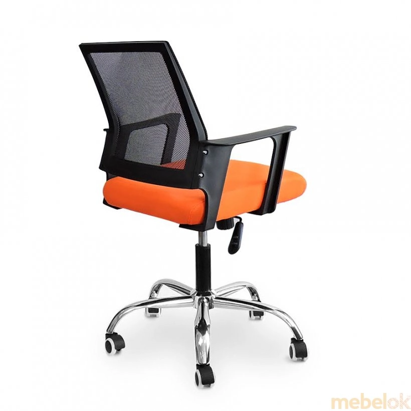 стілець з виглядом в обстановці (Крісло Hi Tech black / orange, black / bluе)
