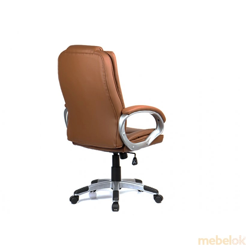 стул с видом в обстановке (Кресло для руководителя Denver black brown)