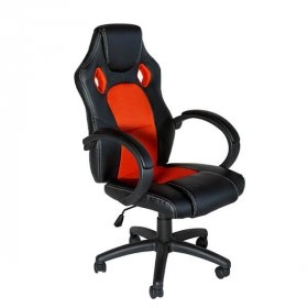 Ортопедичне комп'ютерне геймерське крісло Daytona/black-red (BL3301)