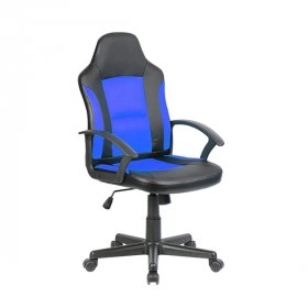 Кресло офисное Tifton black-blue/BL3325 blue