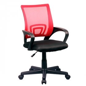 Крісло офісне Cairon black-red/red BL1508